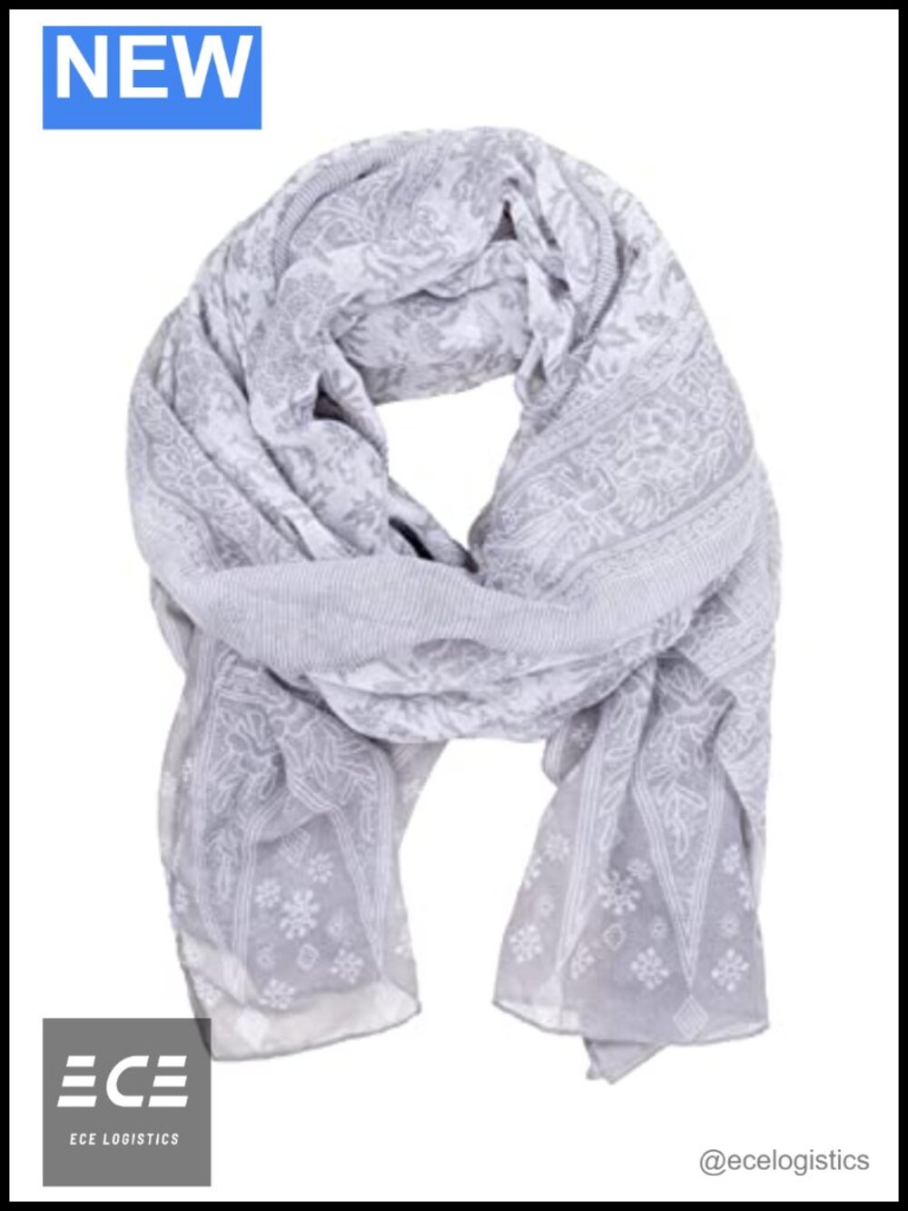 Insect Shield Repellent Scarf Wrap 100% Polyester 70x36